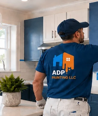 ADP Painting professional painting an interior kitchen wall